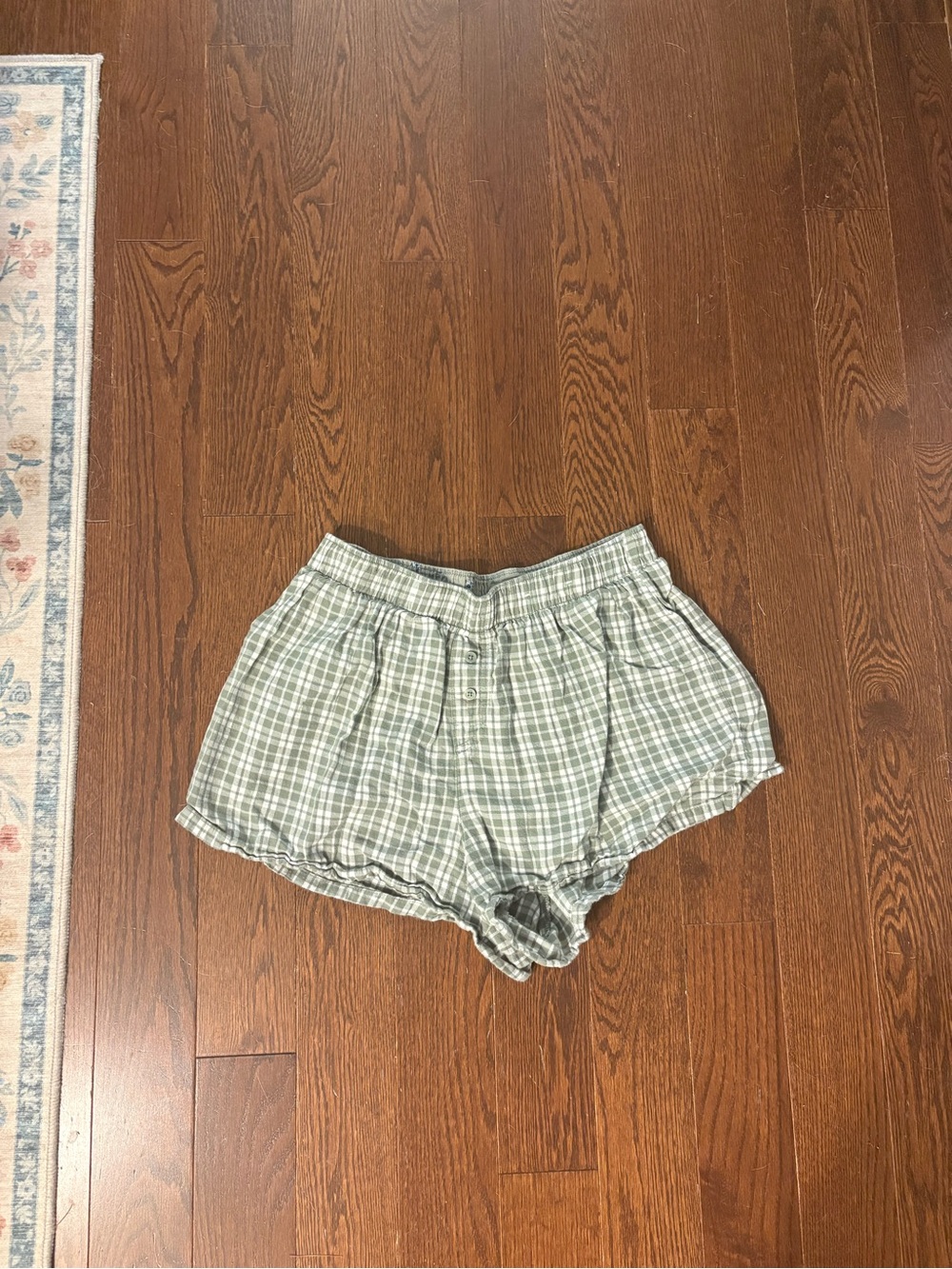 wild fable Green Plaid Lounge Shorts